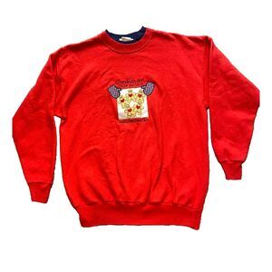 VTG Gingerbread Sweater Womens Medium Grandmacore Grandkids Are Sugar & Spice‎
